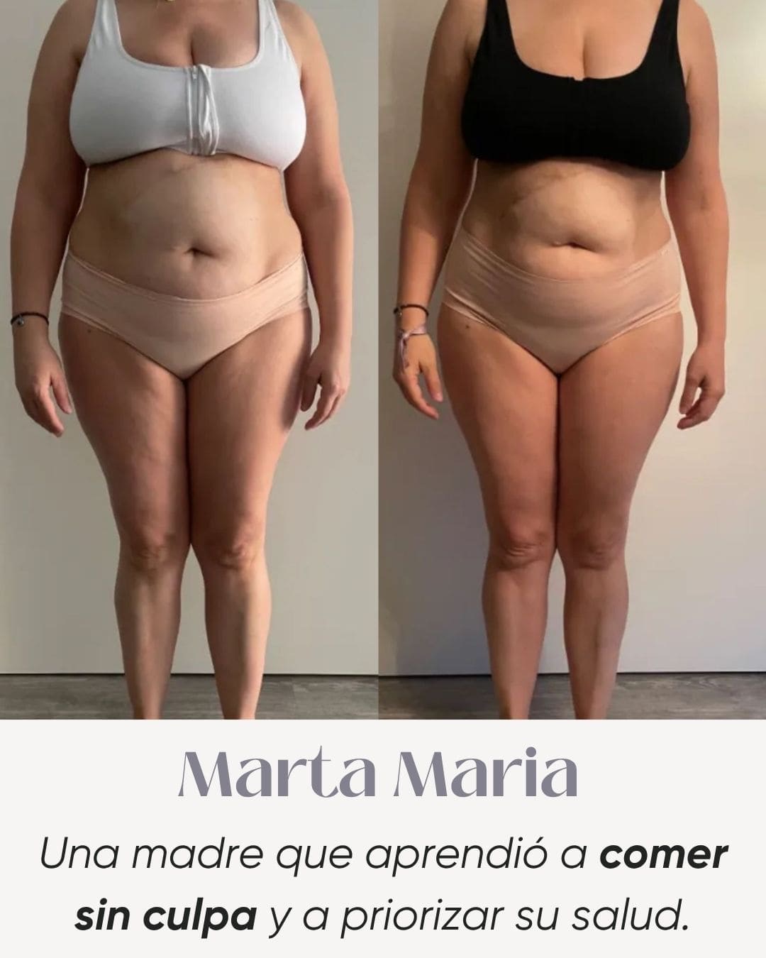Transformación real — Marta María, una madre que aprendió a comer sin culpa